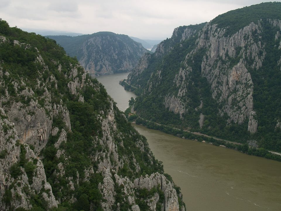 A Kazán-szoros, ahol a Duna elhagyja a Kárpát-medencét