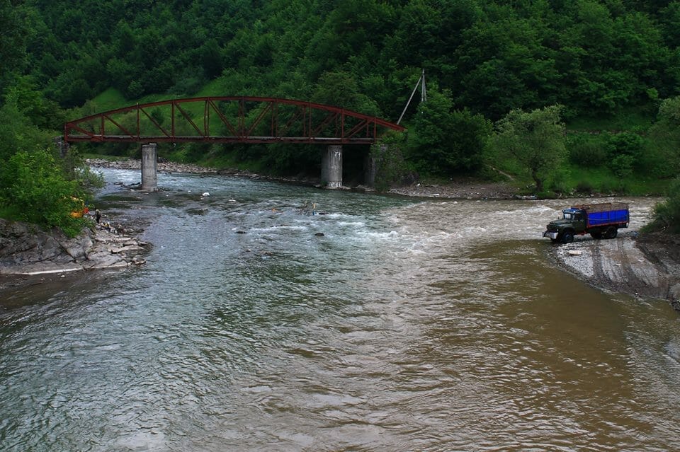 Rahó, Fekete és Fehér Tisza összefolyás (kárpátalja)