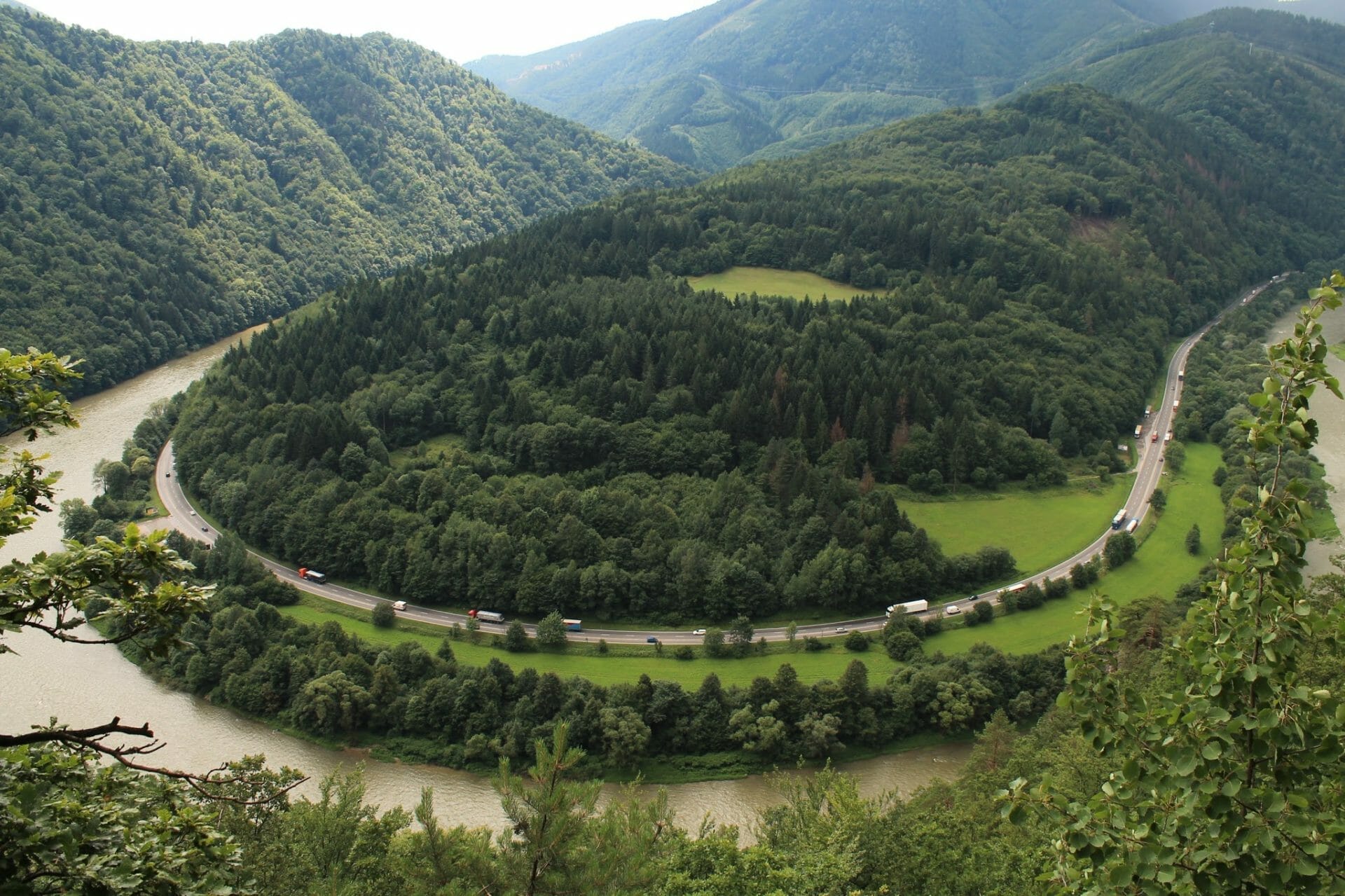 Vág, Meander (felvidék)